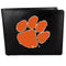 NCAA - Clemson Tigers Bi-fold Wallet Large Logo-Wallets & Checkbook Covers,College Wallets,Clemson Tigers Wallets-JadeMoghul Inc.
