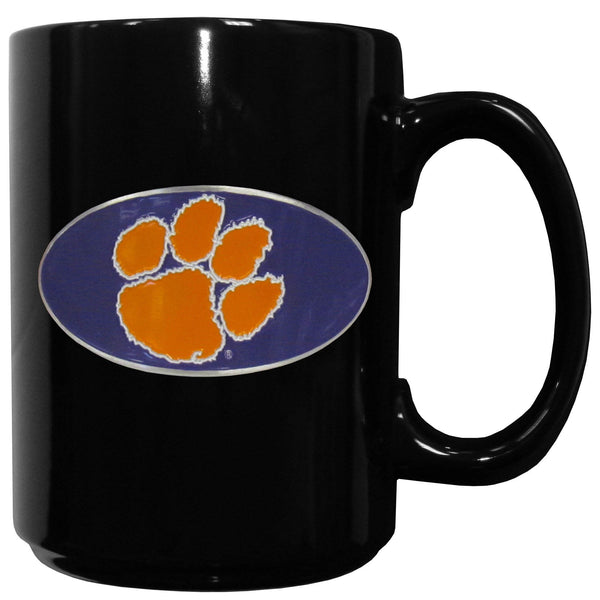 NCAA - Clemson Tigers Ceramic Coffee Mug-Beverage Ware,Coffee Mugs,College Coffee Mugs-JadeMoghul Inc.