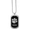 NCAA - Clemson Tigers Chrome Tag Necklace-Jewelry & Accessories,Necklaces,Chrome Tag Necklaces,College Chrome Tag Necklaces-JadeMoghul Inc.
