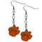 NCAA - Clemson Tigers Crystal Dangle Earrings-Jewelry & Accessories,Earrings,Crystal Dangle Earrings,College Crystal Earrings-JadeMoghul Inc.
