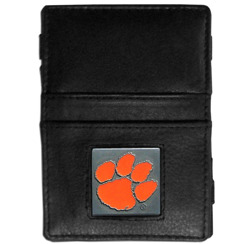 NCAA - Clemson Tigers Leather Jacob's Ladder Wallet-Wallets & Checkbook Covers,Jacob's Ladder Wallets,College Jacob's Ladder Wallets-JadeMoghul Inc.