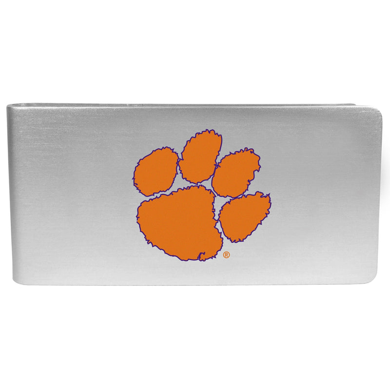 NCAA - Clemson Tigers Logo Money Clip-Wallets & Checkbook Covers,College Wallets,Clemson Tigers Wallets-JadeMoghul Inc.