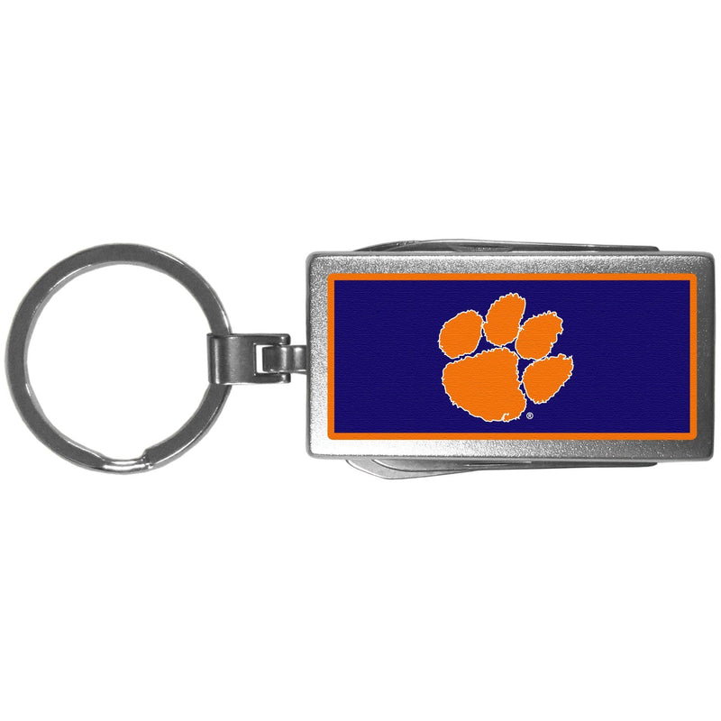 NCAA - Clemson Tigers Multi-tool Key Chain, Logo-Key Chains,College Key Chains,Clemson Tigers Key Chains-JadeMoghul Inc.