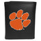 NCAA - Clemson Tigers Tri-fold Wallet Large Logo-Wallets & Checkbook Covers,College Wallets,Clemson Tigers Wallets-JadeMoghul Inc.