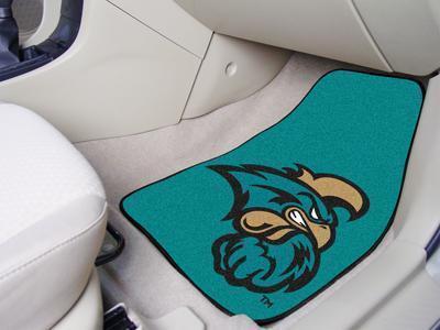 Custom Car Mats NCAA Coastal Carolina 2-pc Carpeted Front Car Mats 17"x27"