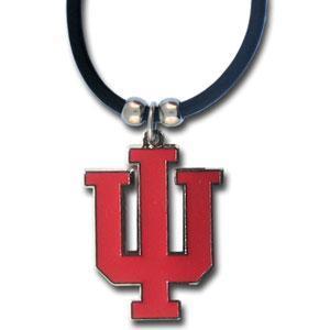NCAA - College Logo Pendant - Indiana Hoosiers-Jewelry & Accessories,Necklaces,Cord Necklaces,College Cord Necklaces-JadeMoghul Inc.