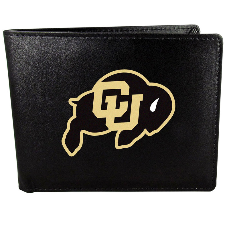 NCAA - Colorado Buffaloes Bi-fold Wallet Large Logo-Wallets & Checkbook Covers,College Wallets,Colorado Buffaloes Wallets-JadeMoghul Inc.