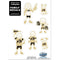 NCAA - Colorado Buffaloes Family Decal Set Small-Automotive Accessories,Decals,Family Character Decals,Small Family Decals,College Small Family Decals-JadeMoghul Inc.