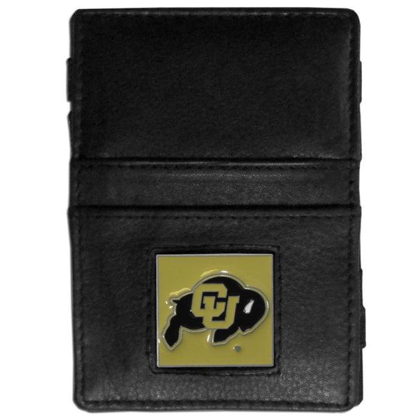 NCAA - Colorado Buffaloes Leather Jacob's Ladder Wallet-Wallets & Checkbook Covers,Jacob's Ladder Wallets,College Jacob's Ladder Wallets-JadeMoghul Inc.