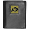 NCAA - Colorado Buffaloes Leather Tri-fold Wallet-Wallets & Checkbook Covers,Tri-fold Wallets,Tri-fold Wallets,College Tri-fold Wallets-JadeMoghul Inc.