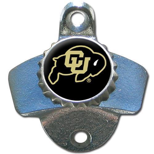 NCAA - Colorado Buffaloes Wall Mounted Bottle Opener-Home & Office,Wall Mounted Bottle Openers,College Wall Mounted Bottle Openers-JadeMoghul Inc.