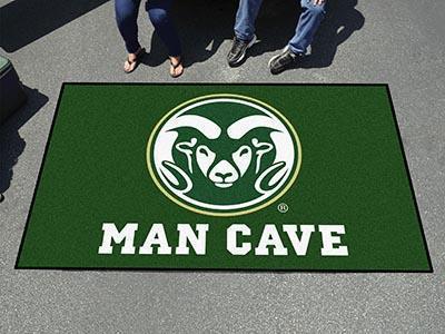 Indoor Outdoor Rugs NCAA Colorado State Man Cave UltiMat 5'x8' Rug