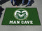Indoor Outdoor Rugs NCAA Colorado State Man Cave UltiMat 5'x8' Rug