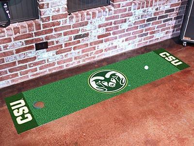 Rugs NCAA Colorado State Putting Green Mat 18"x72" Golf Accessories