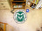 Round Indoor Outdoor Rugs NCAA Colorado State Soccer Ball 27" diameter