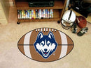 Modern Rugs NCAA Connecticut Football Ball Rug 20.5"x32.5"