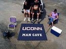 BBQ Mat NCAA Connecticut Man Cave Tailgater Rug 5'x6'