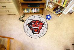 Small Round Rugs NCAA Davenport Soccer Ball 27" diameter