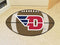Round Rugs For Sale NCAA Dayton Football Ball Rug 20.5"x32.5"