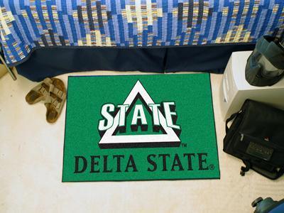 Outdoor Rugs NCAA Delta State Starter Rug 19"x30"