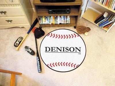 Round Rugs For Sale NCAA Denison Baseball Mat 27" diameter