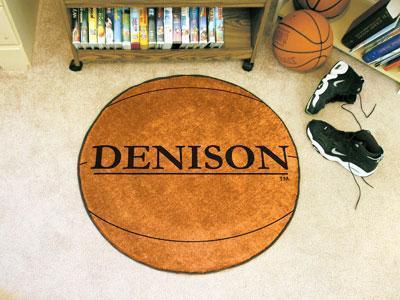 Round Rugs For Sale NCAA Denison Basketball Mat 27" diameter