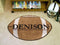 Round Rug in Living Room NCAA Denison Football Ball Rug 20.5"x32.5"