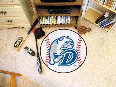 Round Rugs NCAA Drake Baseball Mat 27" diameter
