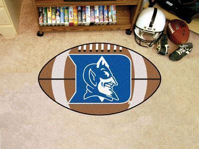 Round Rugs For Sale NCAA Duke Football Ball Rug 20.5"x32.5"