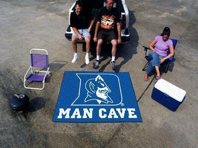 Grill Mat NCAA Duke Man Cave Tailgater Rug 5'x6'
