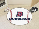 Round Rugs For Sale NCAA Duquesne Baseball Mat 27" diameter