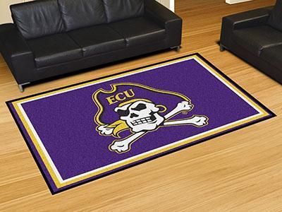 5x8 Rug NCAA East Carolina 5'x8' Plush Rug