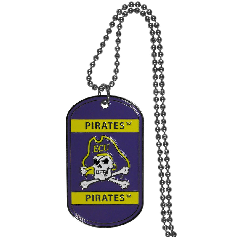 NCAA - East Carolina Pirates Tag Necklace-Jewelry & Accessories,Necklaces,Tag Necklaces,College Tag Necklaces-JadeMoghul Inc.