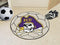 Round Indoor Outdoor Rugs NCAA East Carolina Soccer Ball 27" diameter