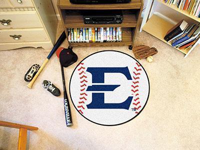 Round Rugs NCAA East Tennessee State Baseball Mat 27" diameter