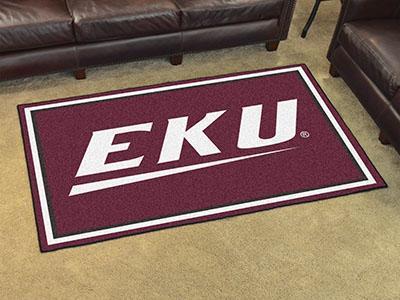 4x6 Area Rugs NCAA Eastern Kentucky 4'x6' Plush Rug