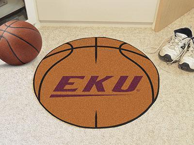 Round Area Rugs NCAA Eastern Kentucky Basketball Mat 27" diameter