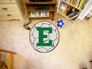 Round Indoor Outdoor Rugs NCAA Eastern Michigan Soccer Ball 27" diameter