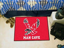 Living Room Rugs NCAA Eastern Washington Man Cave Starter Rug 19"x30" black