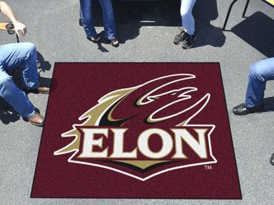 BBQ Grill Mat NCAA Elon Tailgater Rug 5'x6'