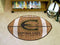Round Rugs For Sale NCAA Emporia State Football Ball Rug 20.5"x32.5"