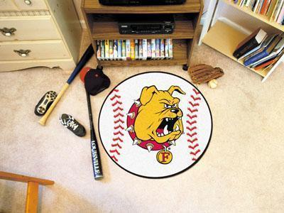 Round Rugs For Sale NCAA Ferris State Baseball Mat 26" diameter