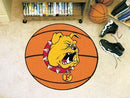 Round Rugs NCAA Ferris State Basketball Mat 26" diameter