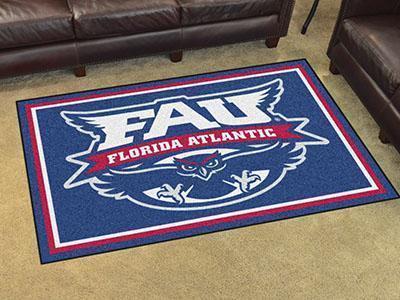 4x6 Area Rugs NCAA Florida Atlantic 4'x6' Plush Rug