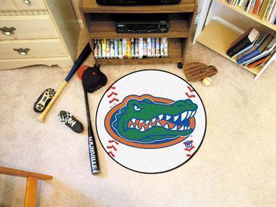 Round Rugs NCAA Florida Baseball Mat 27" diameter
