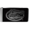 NCAA - Florida Gators Black and Steel Money Clip-Wallets & Checkbook Covers,College Wallets,Florida Gators Wallets-JadeMoghul Inc.