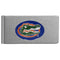 NCAA - Florida Gators Brushed Metal Money Clip-Wallets & Checkbook Covers,Money Clips,Brushed Money Clips,College Brushed Money Clips-JadeMoghul Inc.
