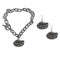 NCAA - Florida Gators Chain Bracelet and Dangle Earring Set-Jewelry & Accessories,College Jewelry,Florida Gators Jewelry-JadeMoghul Inc.
