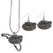 NCAA - Florida Gators Dangle Earrings and State Necklace Set-Jewelry & Accessories,College Jewelry,Florida Gators Jewelry-JadeMoghul Inc.