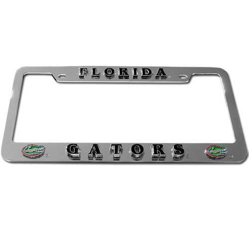 NCAA - Florida Gators Deluxe Tag Frame-Automotive Accessories,Tag Frames,Deluxe Tag Frames,College Deluxe Tag Frames-JadeMoghul Inc.